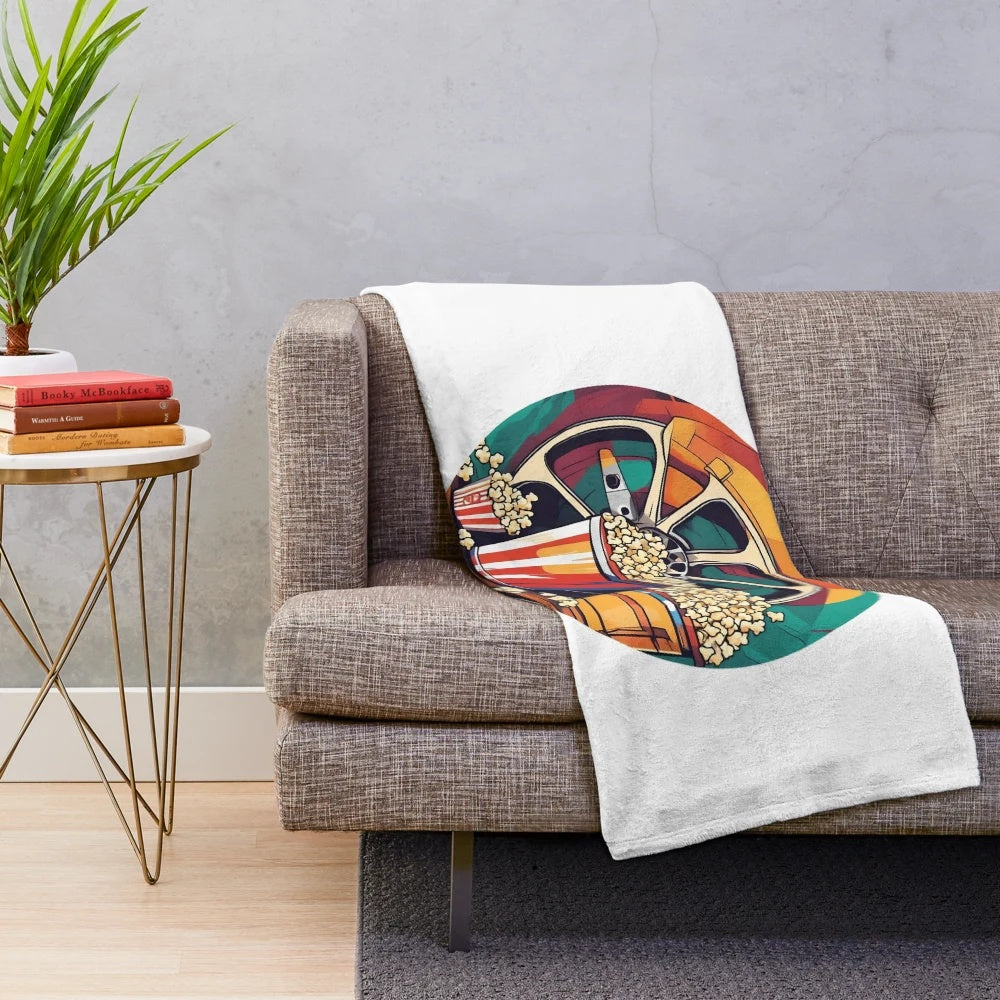Soft and comfortable plush blanket with a movie-inspired design