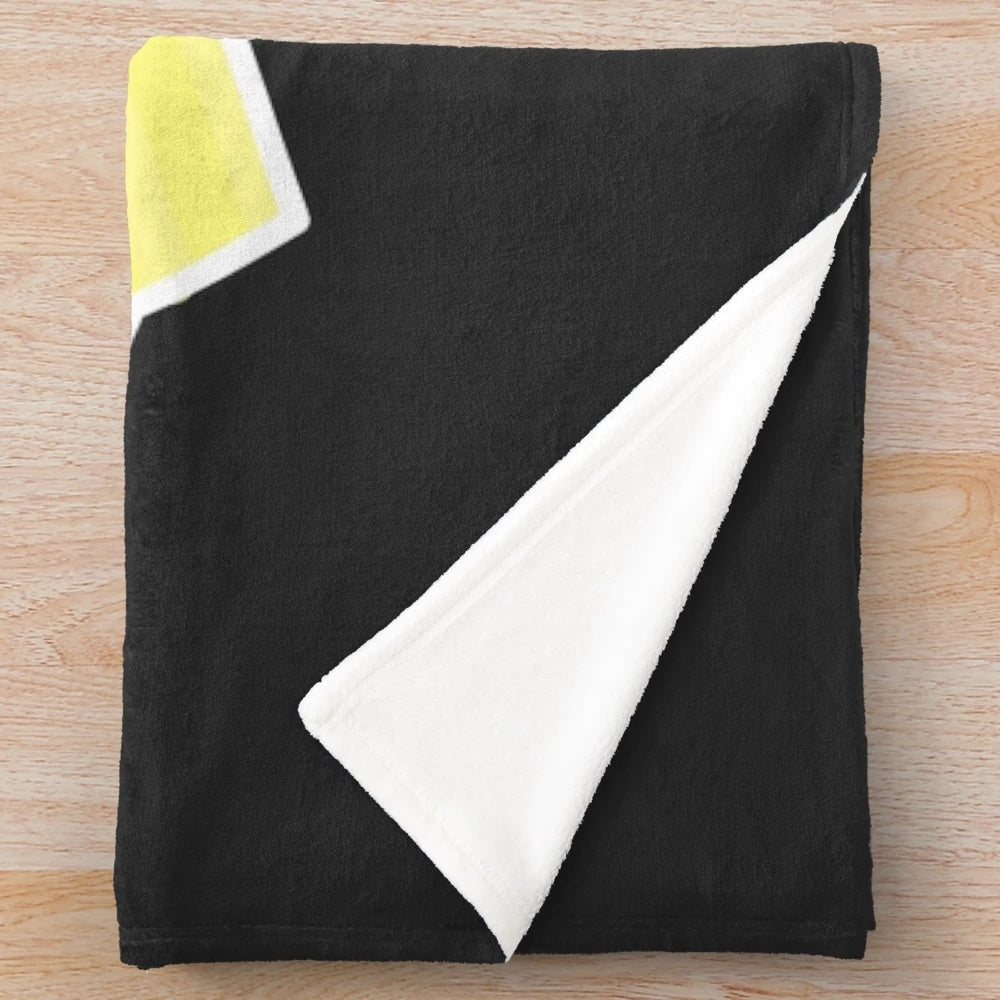 Soft and plush movie ticket themed blanket