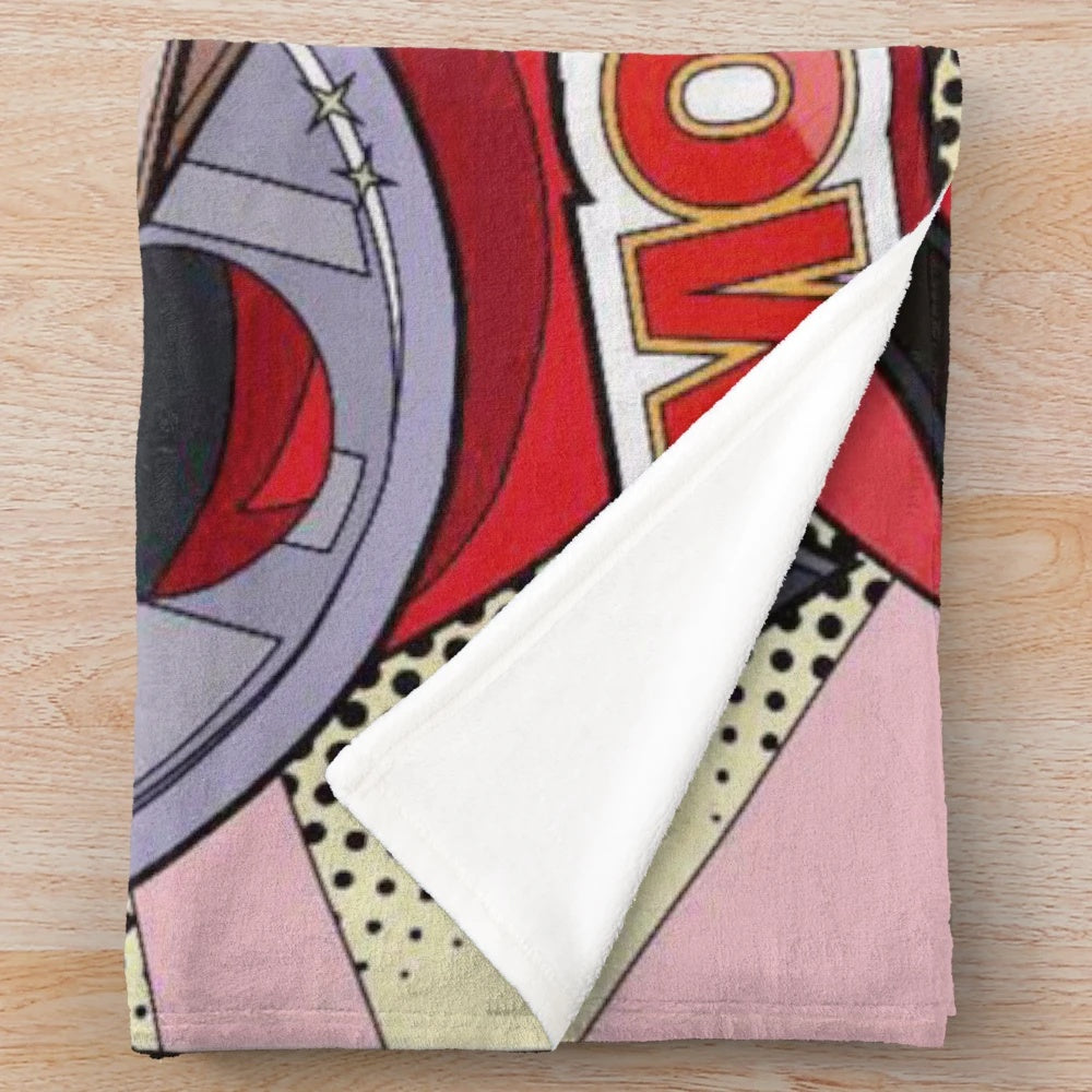 Plush blanket with a movie theme, featuring a focus keyword "movie time plush blanket