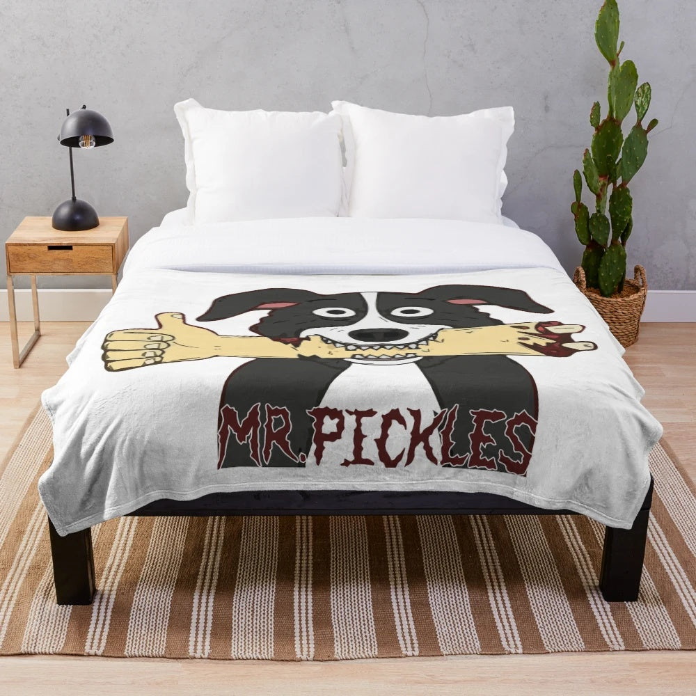 Mr. Pickles inspired plush blanket