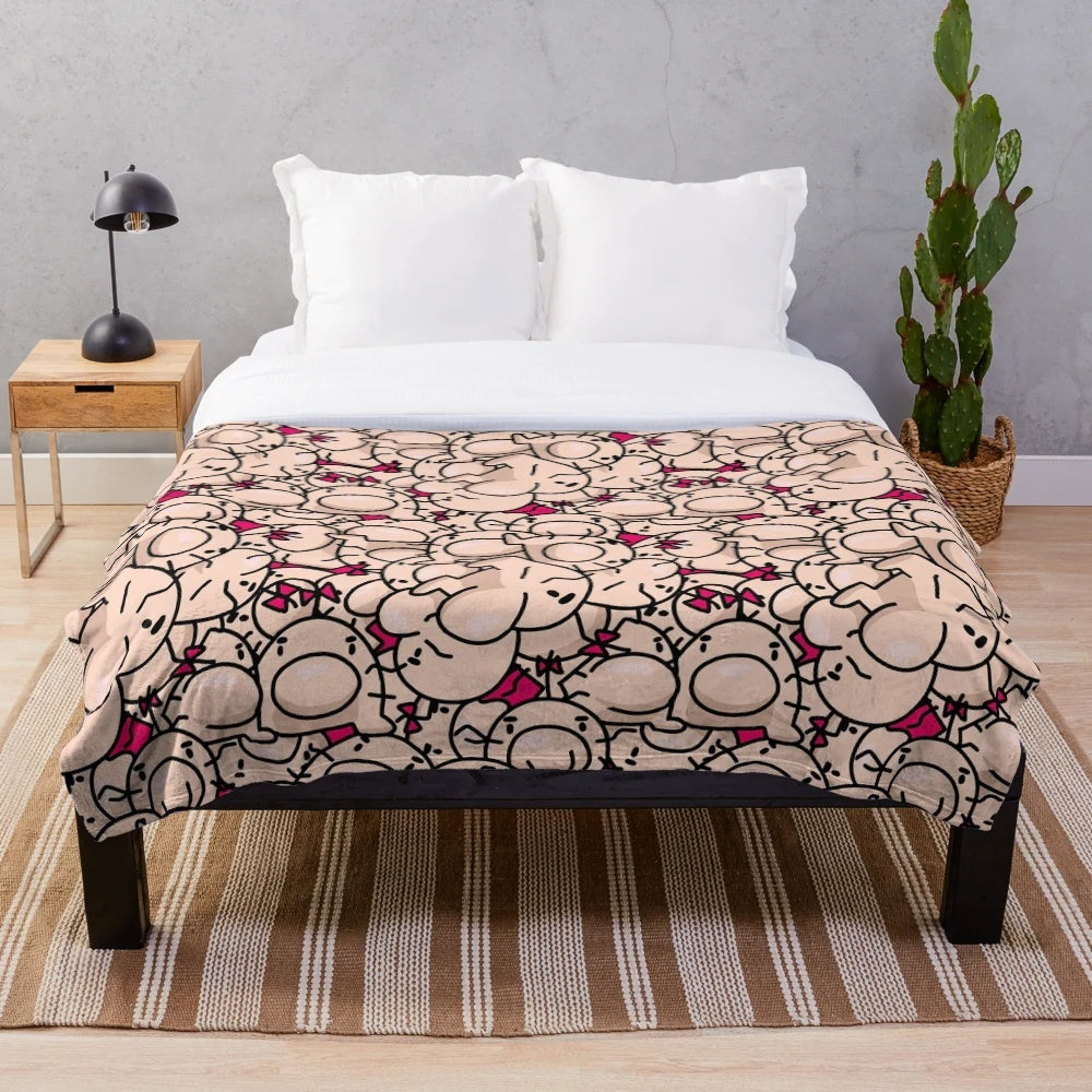 Mother Series Inspired Mr. Saturn Plush Blanket