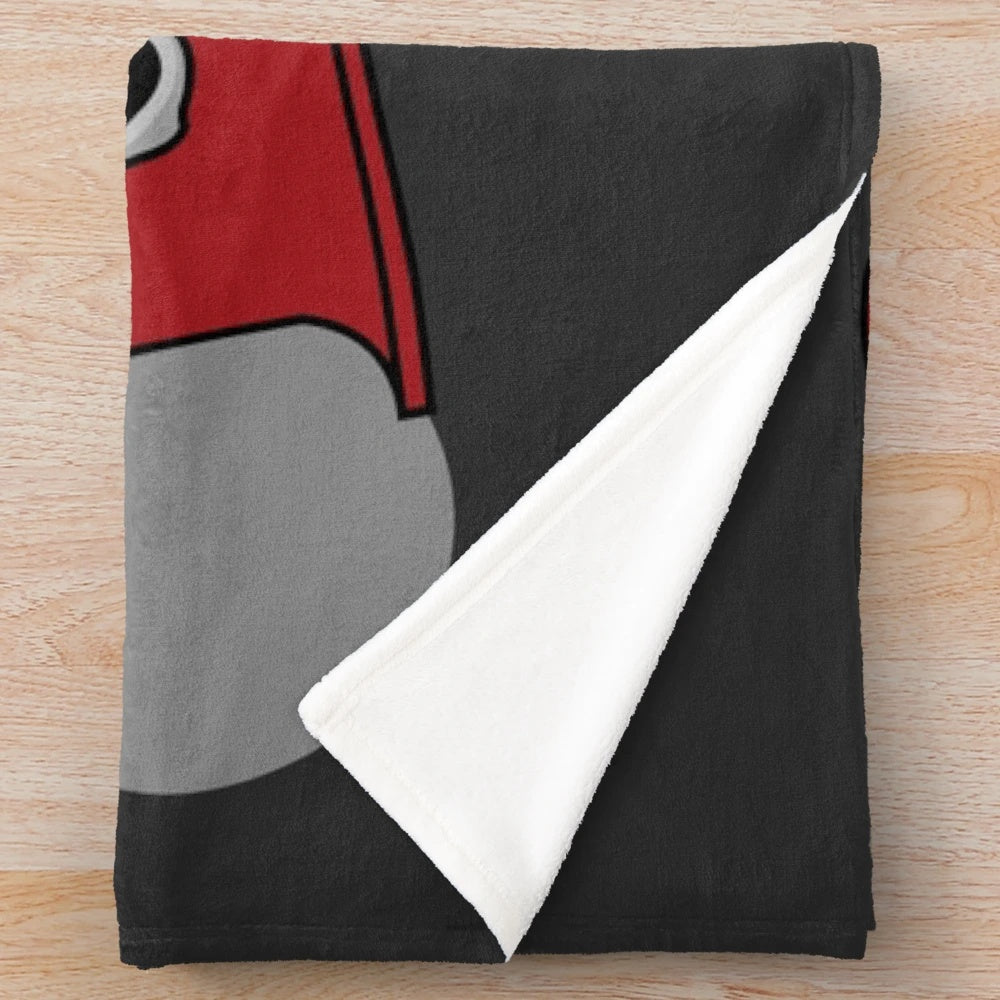 MST3K inspired plush blanket featuring the show's iconic robot characters