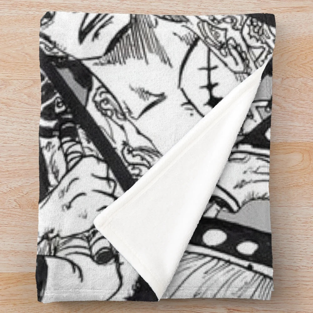 Mugiwara Plush Blanket - Soft and Cozy One Piece Inspired Bedding