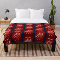 Munster Rugby Plush Blanket with Ireland Rugby Logo
