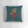 Soft, festive pillow featuring Kermit the Frog from the Muppet Christmas Carol movie