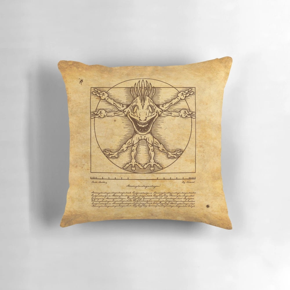 Murloc-themed decorative pillow featuring the iconic Warcraft creature