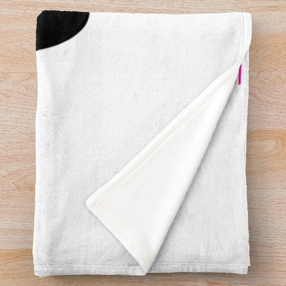 Soft and snuggly plush blanket featuring music beats design