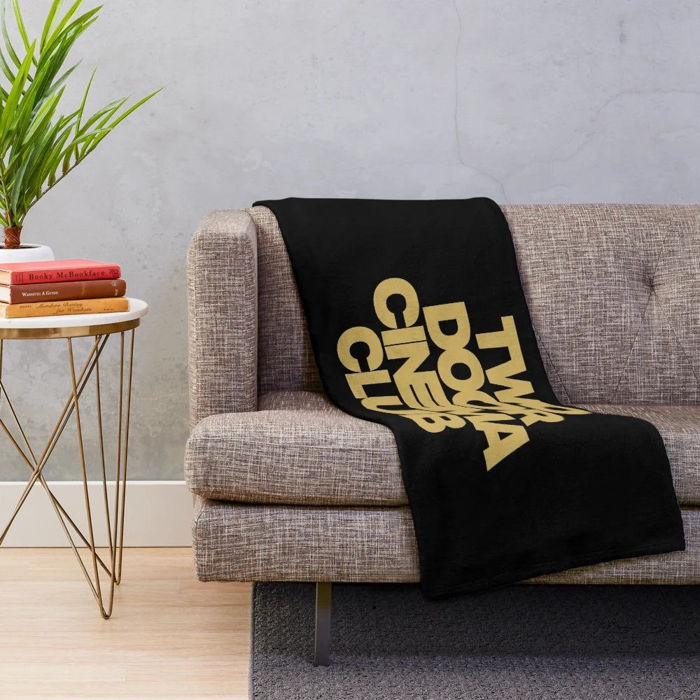 Two Door Cinema Club-inspired plush blanket