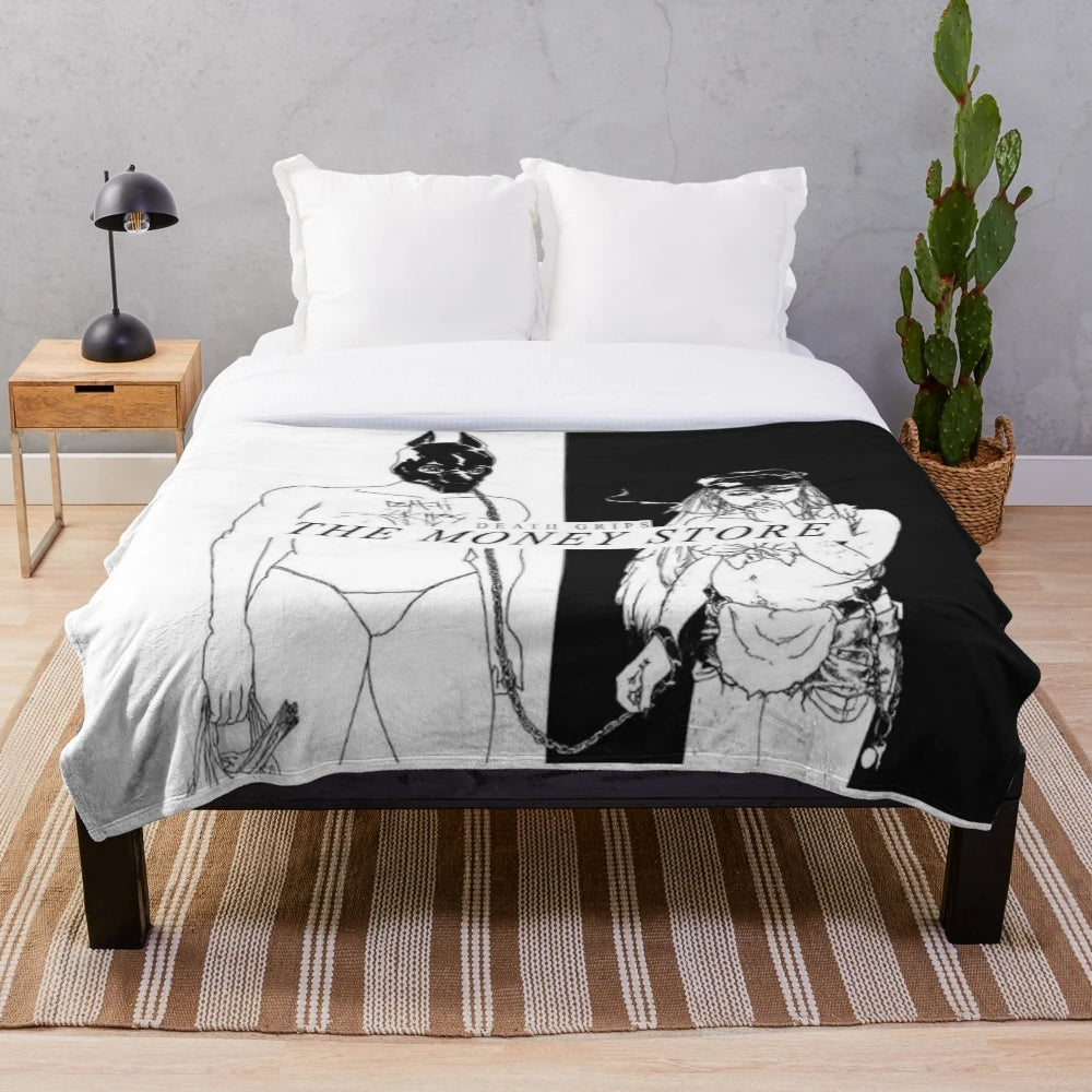 Death Grips 'The Money Store' plush blanket