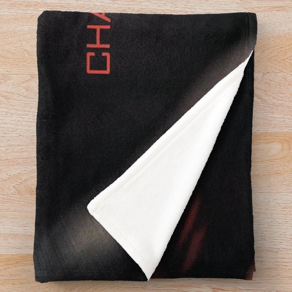 Soft, plush music-themed blanket perfect for concerts and music festivals