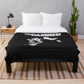 Plush blanket featuring heavy metal, punk rock, and thrash music themes