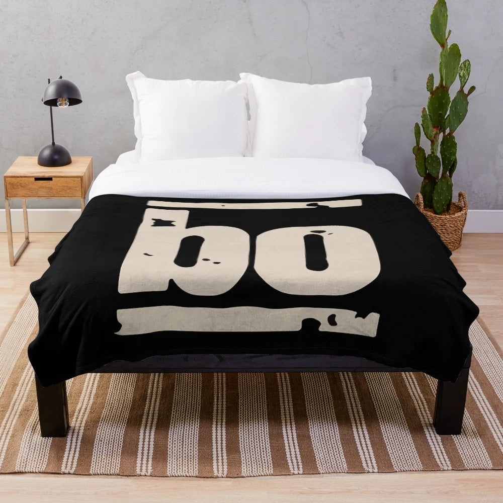 Cozy music themed plush blanket for fans