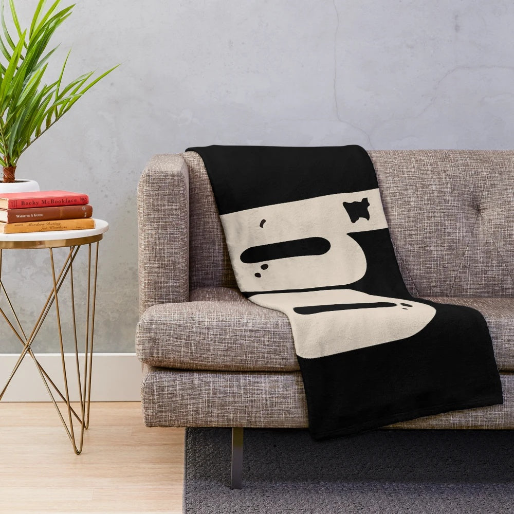 Cozy music themed plush blanket for fans