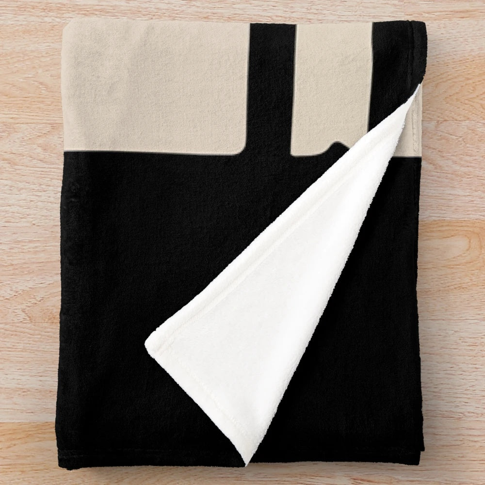 Cozy music themed plush blanket for fans