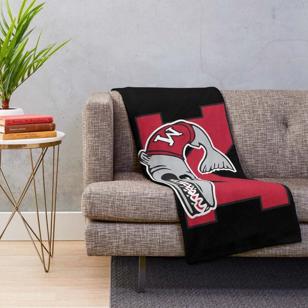 Muskingum Fighting Muskies Plush Blanket