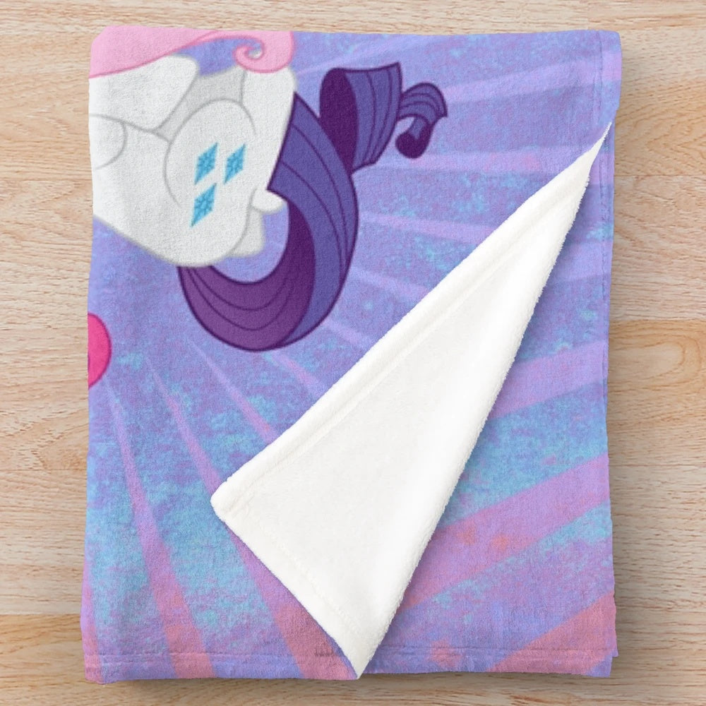Soft and Cuddly My Little Pony Inspired Plush Blanket