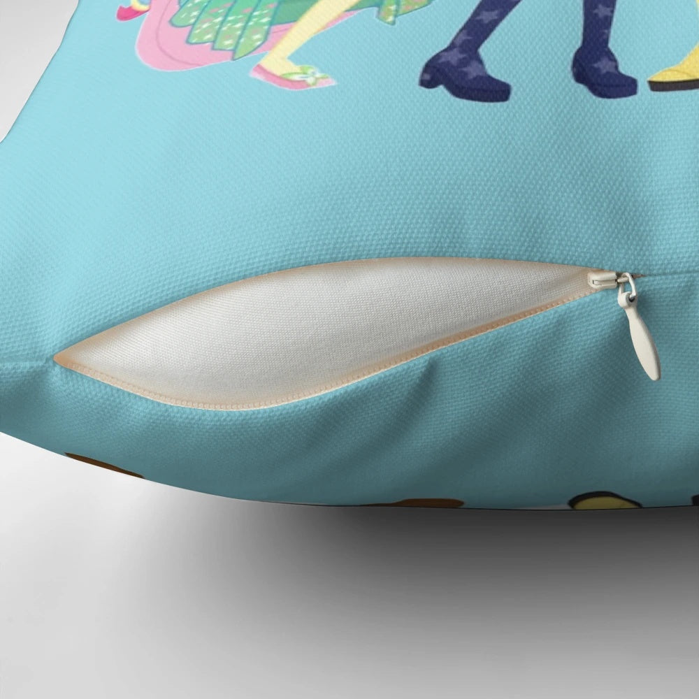 Soft and colorful My Little Pony Mane Seven Pillow featuring the beloved characters