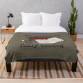 Cozy plush blanket featuring a literature pun design for book lovers