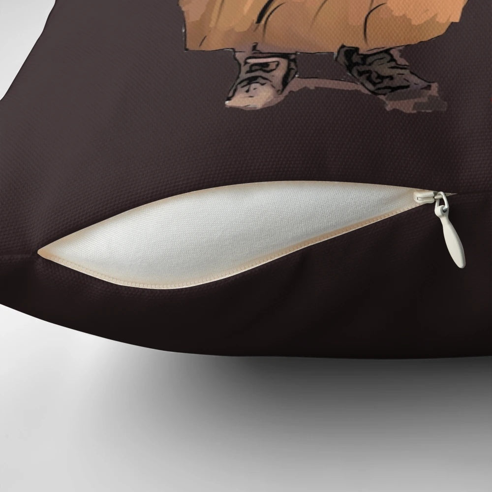 Throw pillow featuring the character Vera Stanhope from the popular UK crime drama series