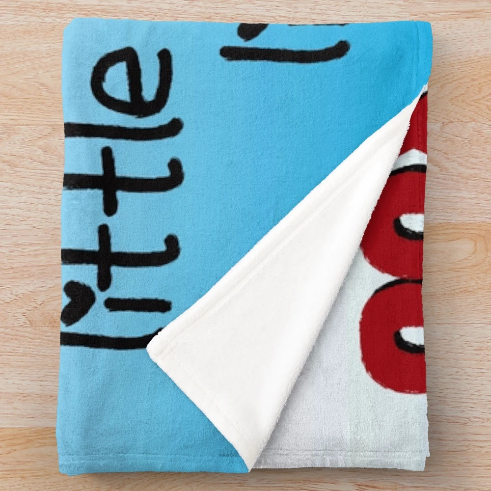 Nacho Libre inspired plush blanket with movie quote "Hug Hug Kiss Kiss