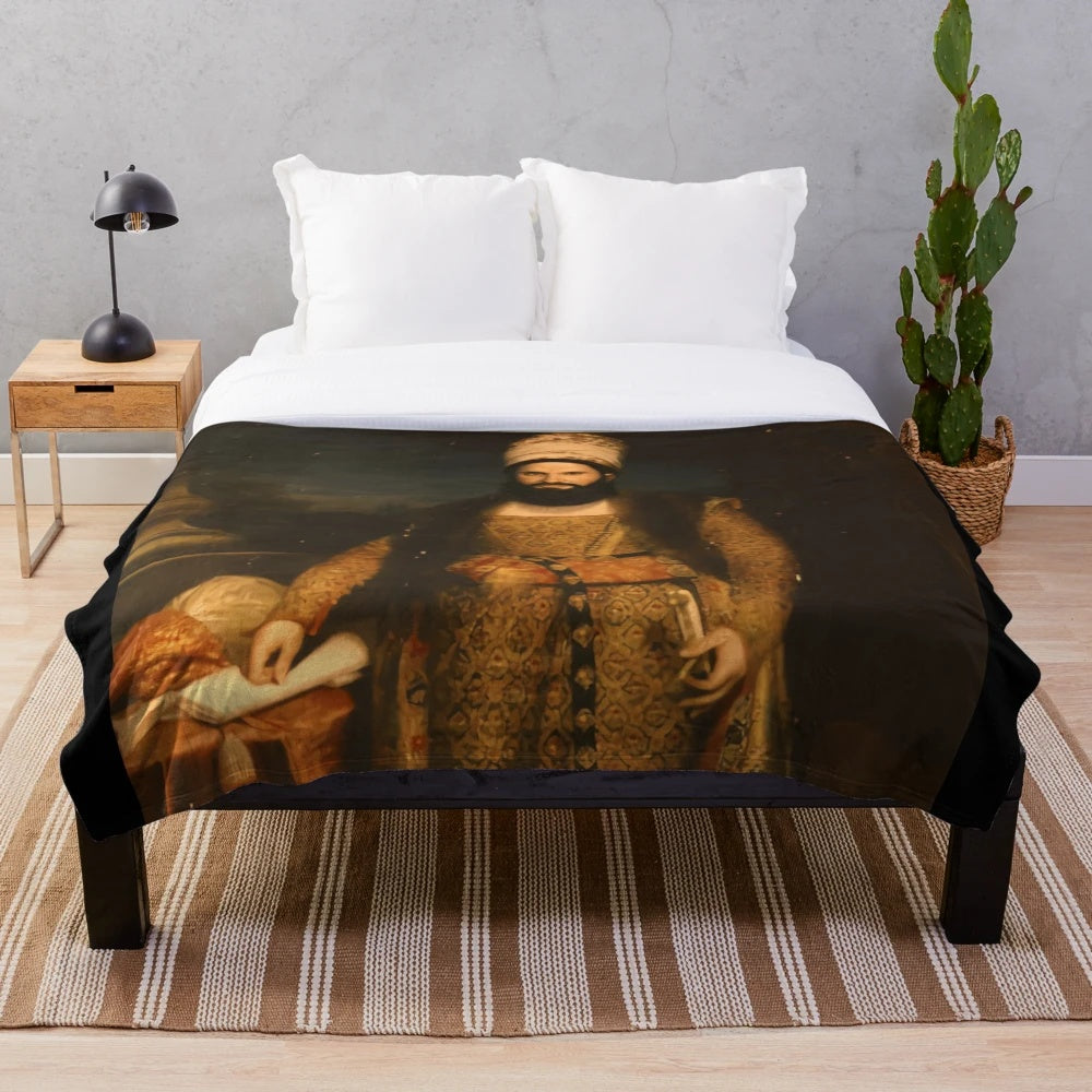 Nandor the Relentless plush blanket from What We Do in the Shadows