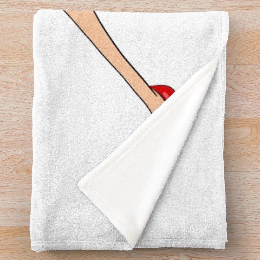 Nanny-inspired plush blanket featuring the iconic character Fran Fine