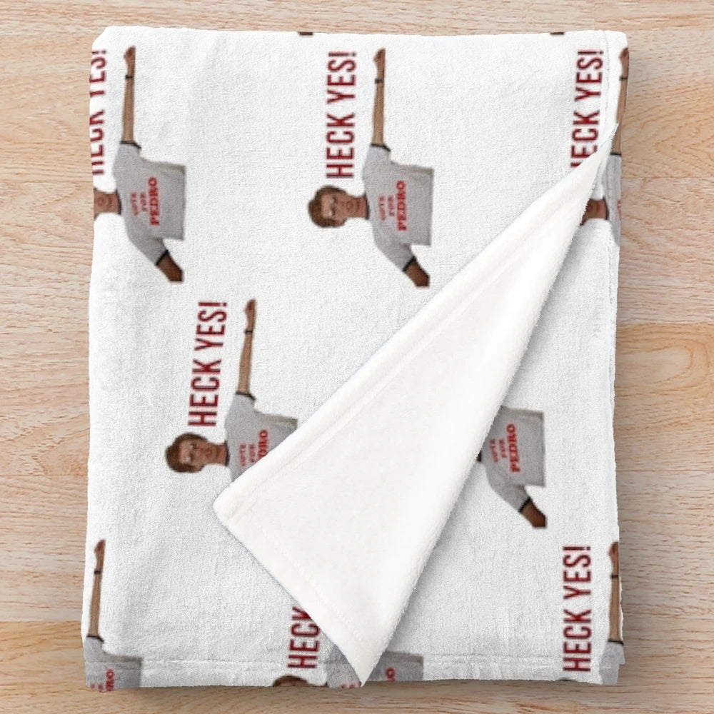 Napoleon Dynamite themed plush blanket