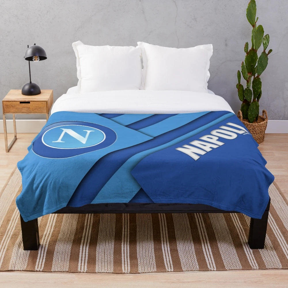 Napoli FC Plush Blanket for Italian Soccer Fans