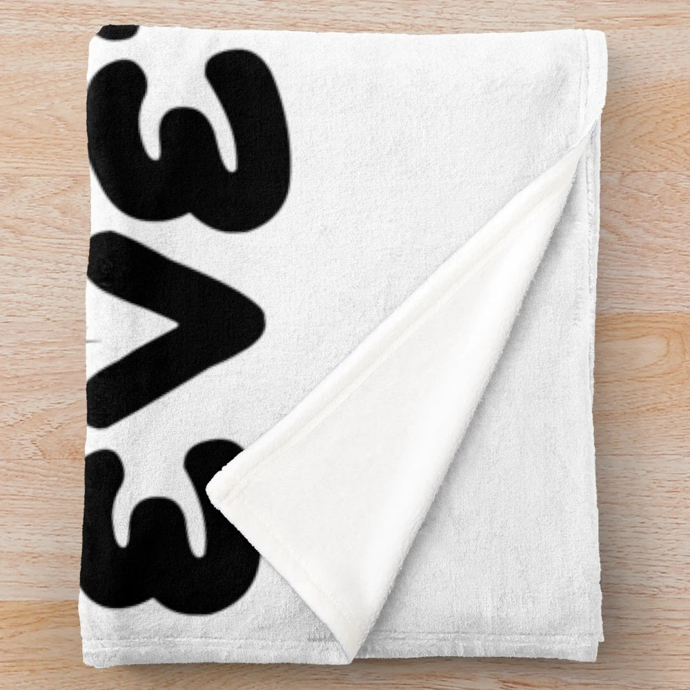 Plush nap blanket with "Naps Fix Everything" text
