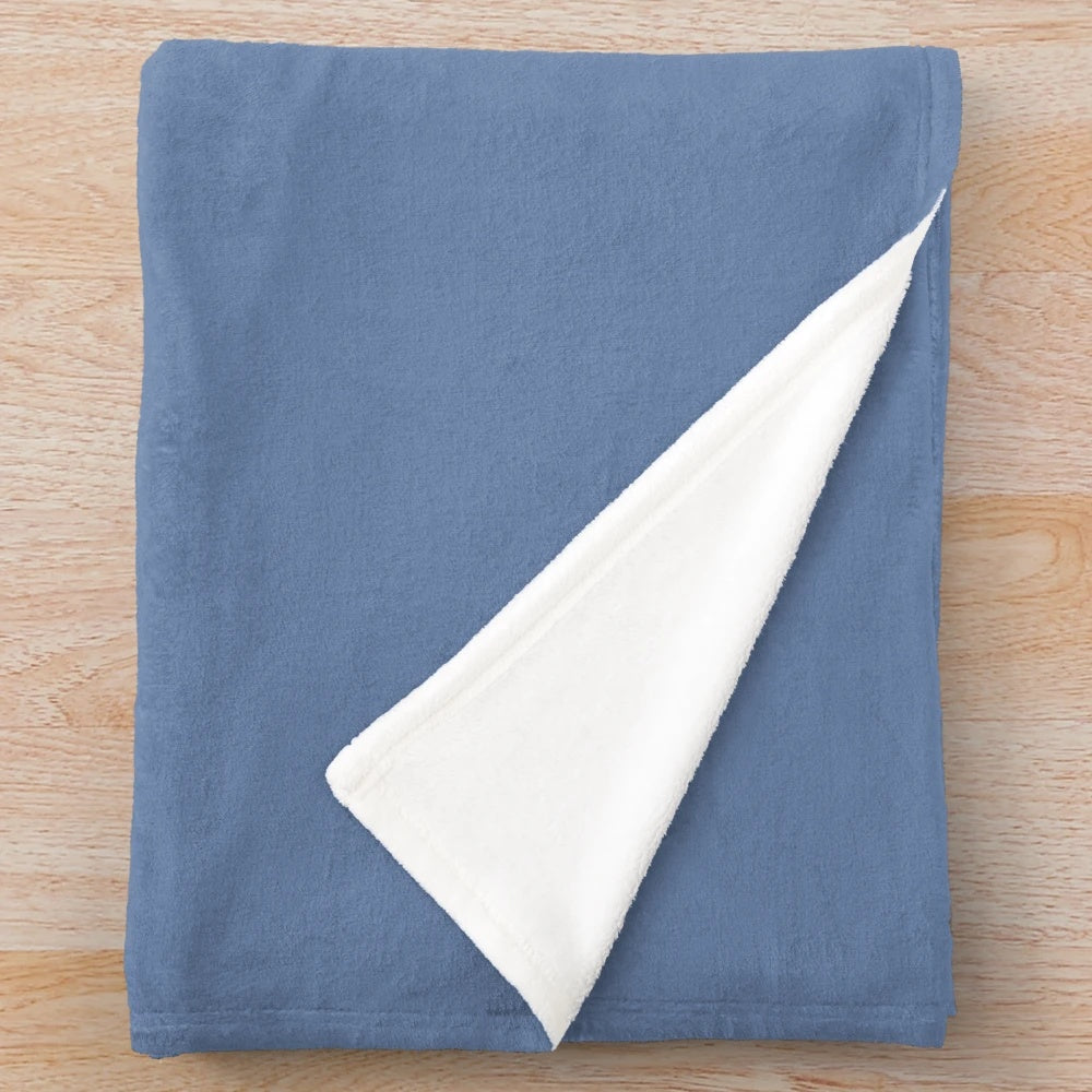 Narwhal plush blanket with a whimsical design