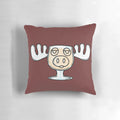 Plush Christmas Vacation Moose Mug Pillow featuring Chevy Chase and the classic Griswald family