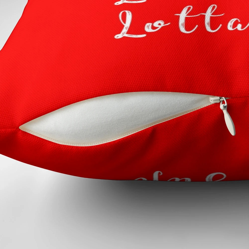 Festive Christmas tree pillow featuring the iconic National Lampoon's Christmas Vacation design