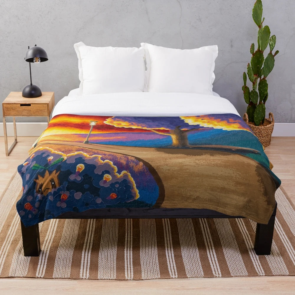 Soft and Cozy National Park Plush Blanket