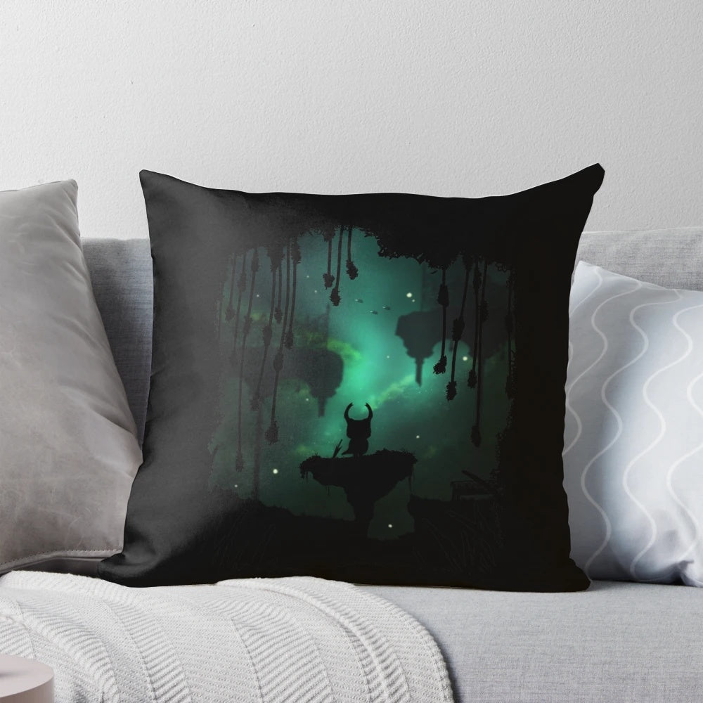 A plush, nature-themed pillow perfect for gaming and relaxation