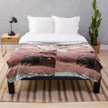 Soft and plush nature-inspired blanket