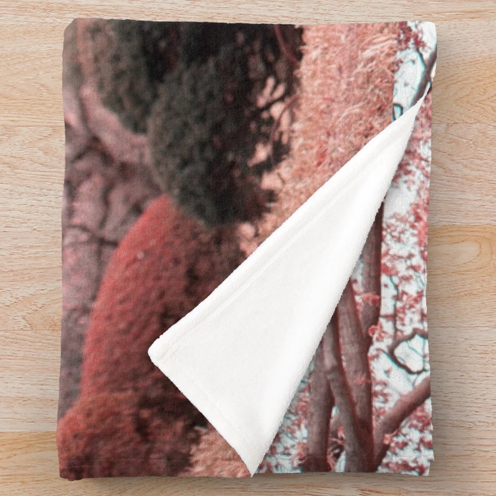 Soft and plush nature-inspired blanket