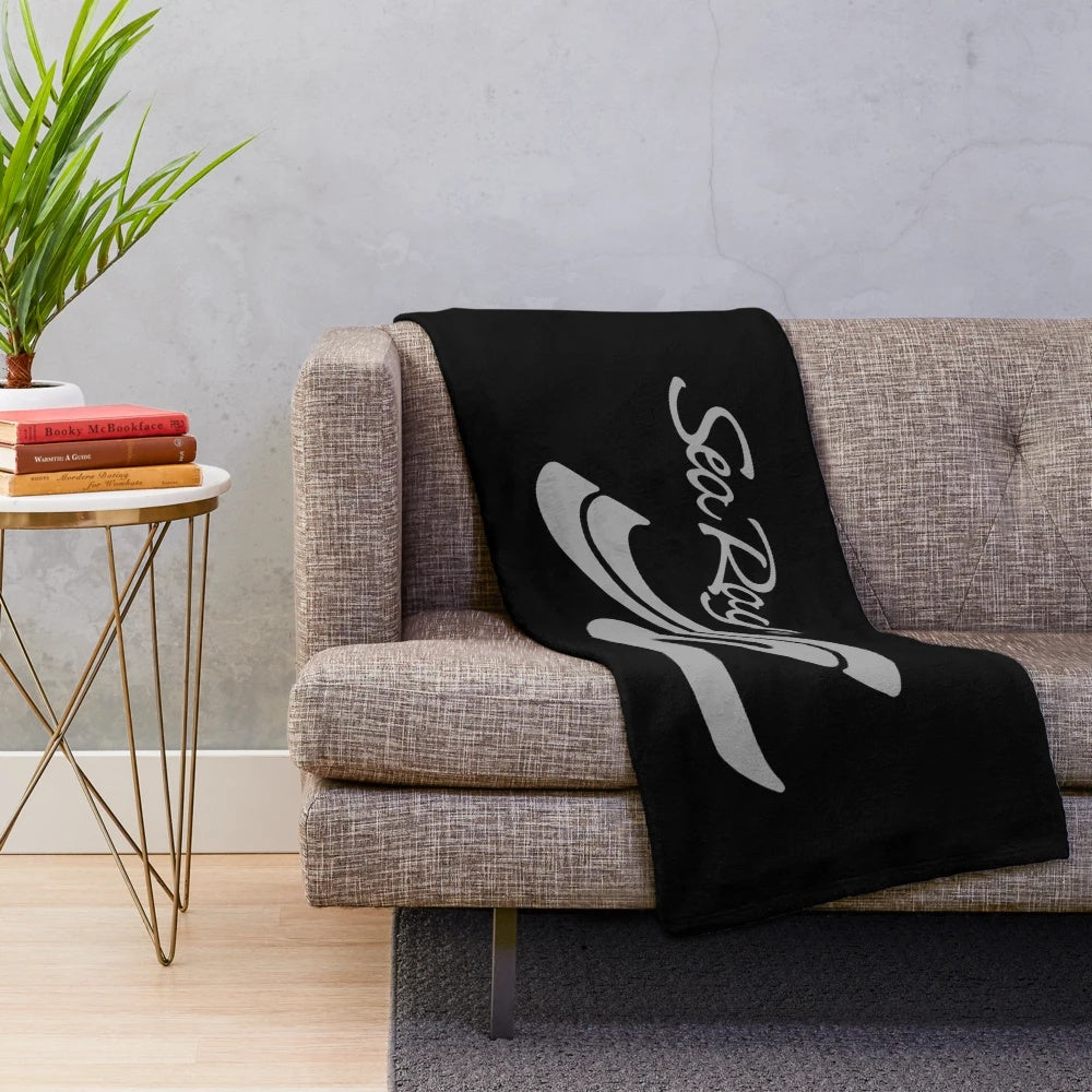 Sea Ray Boats Inspired Plush Blanket