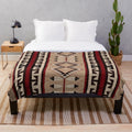 Navajo pattern plush blanket with a beautiful tribal design
