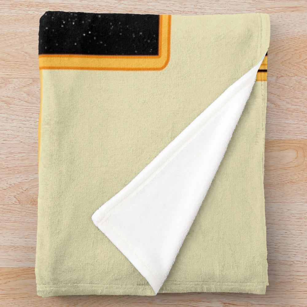 NCC-1701 USS Enterprise plush blanket for sci-fi enthusiasts
