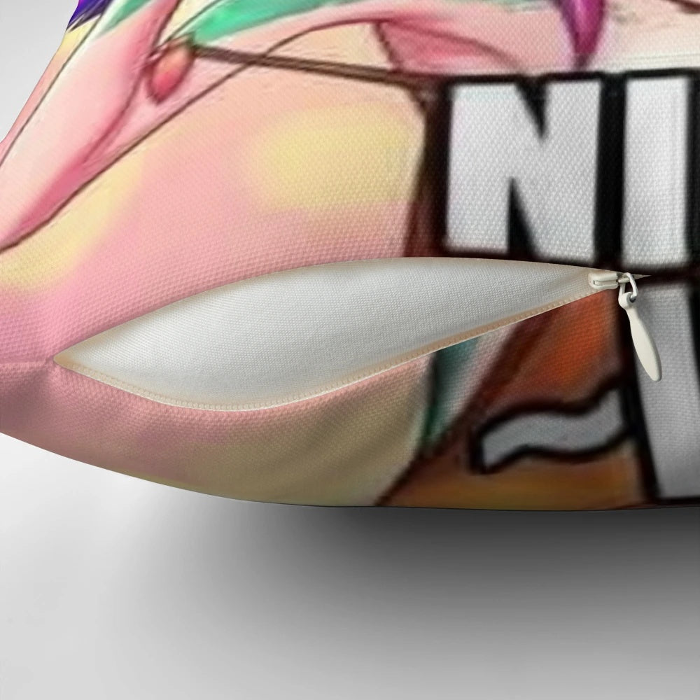 Soft and plush anime-style pillow featuring the League of Legends champion Neeko
