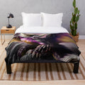 Monster Hunter-inspired Nergigante plush blanket with fantasy dragon design