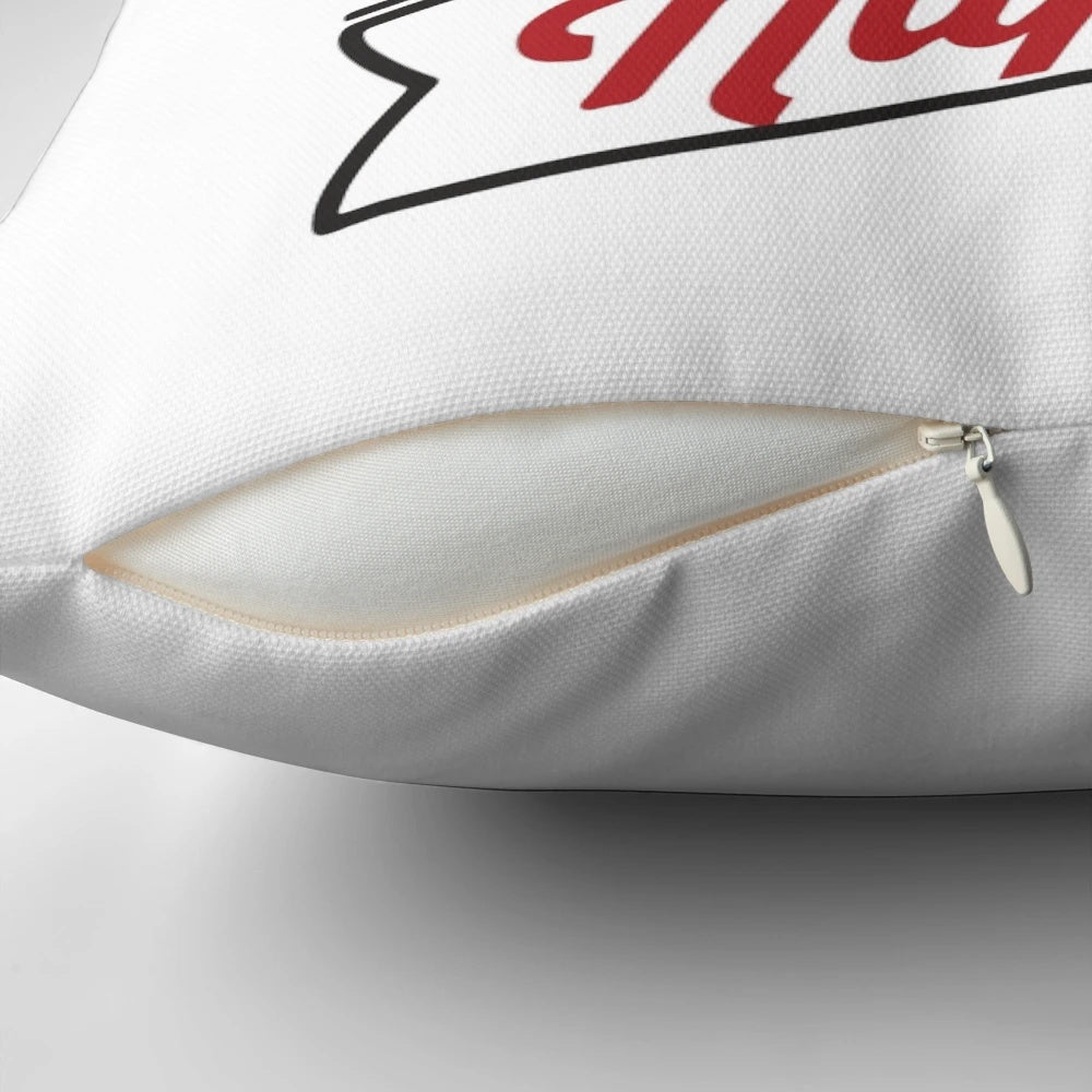 A plush, comfortable pillow featuring the Netflix logo, Nutella jar, and "Naps!" text for a cozy, indulgent experience.