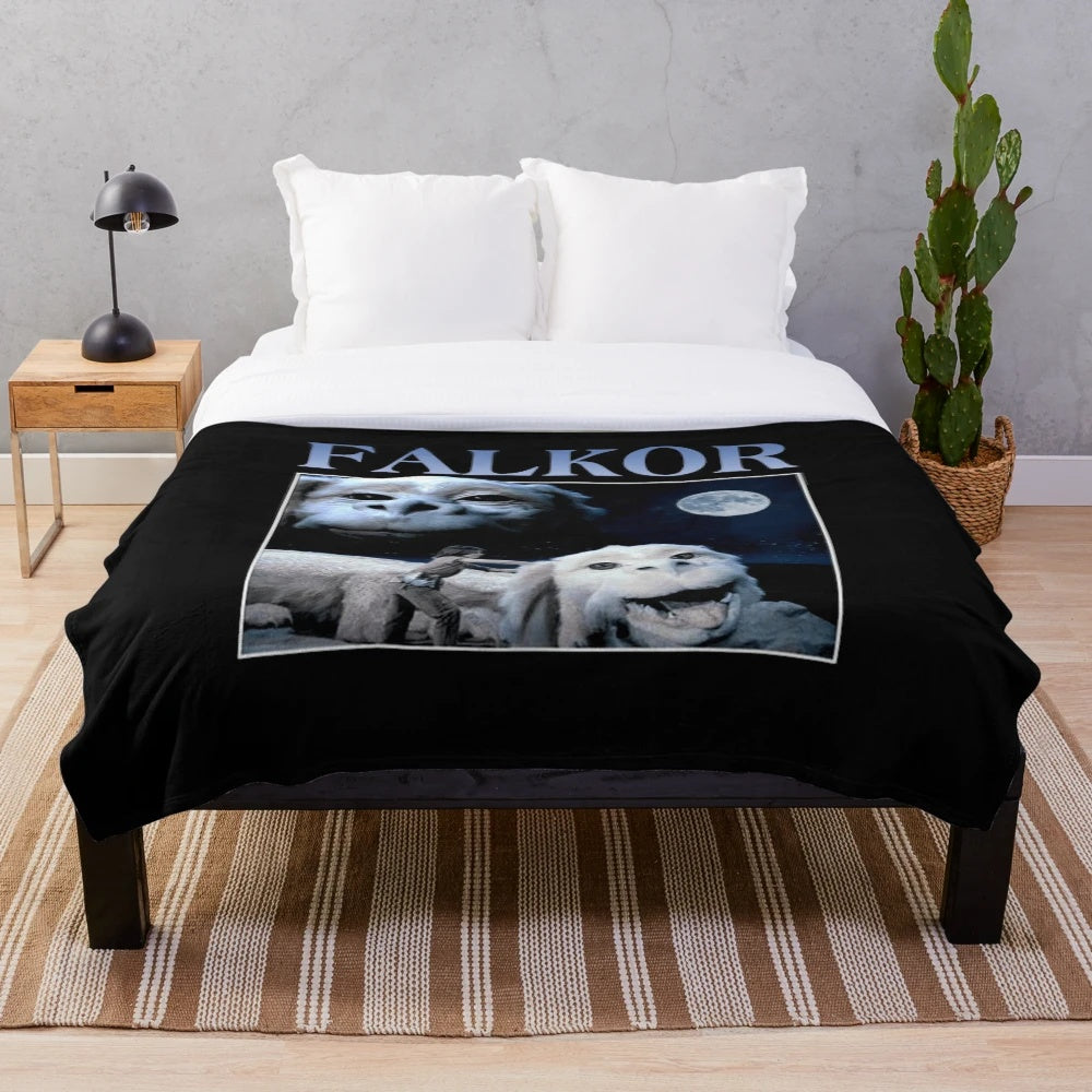 Falcor the Luck Dragon Plush Blanket from The Neverending Story