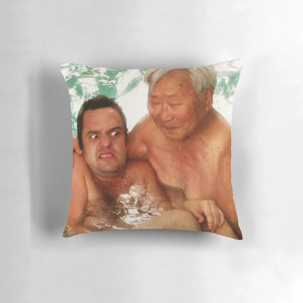 Soft, customized pillow featuring the character Nick Miller from the TV series New Girl