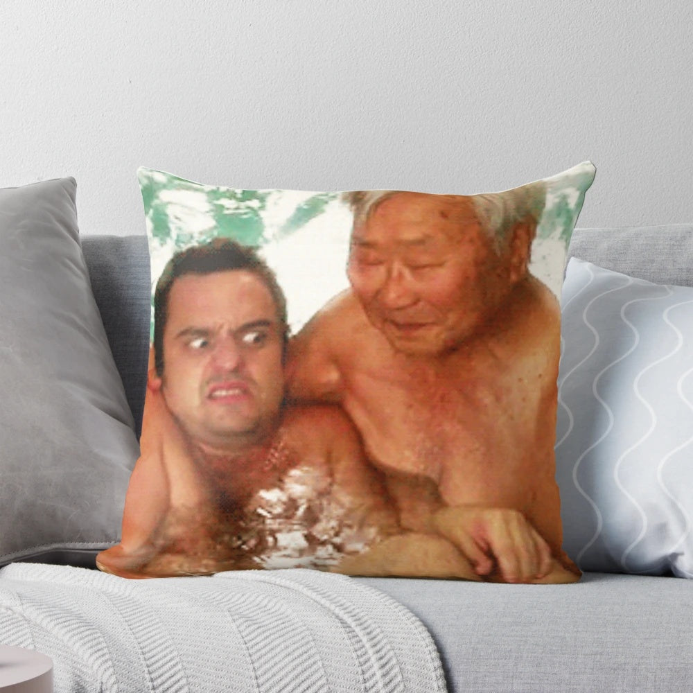 Soft, customized pillow featuring the character Nick Miller from the TV series New Girl