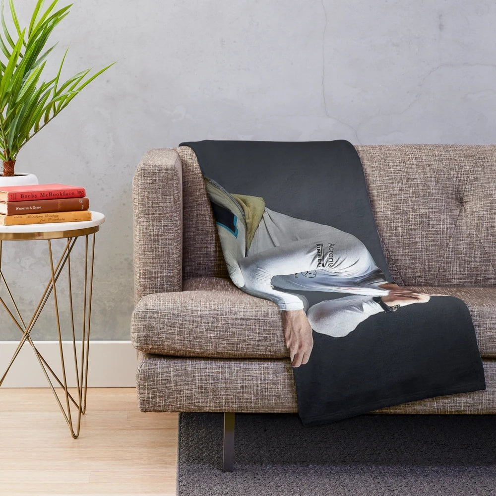 Soft and comfortable plush blanket featuring Nicholas Latifi, a Formula 1 racing driver
