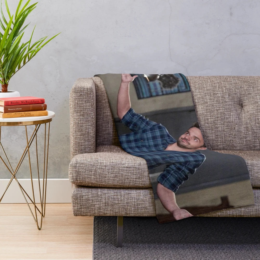 Nick Miller Inspired Plush Blanket for New Girl Fans