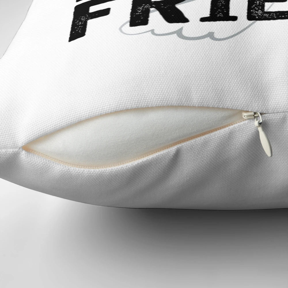 Soft, comfortable pillow featuring the winner of the 1982 Eurovision Song Contest, "Nicole - A Little Peace", from Germany.