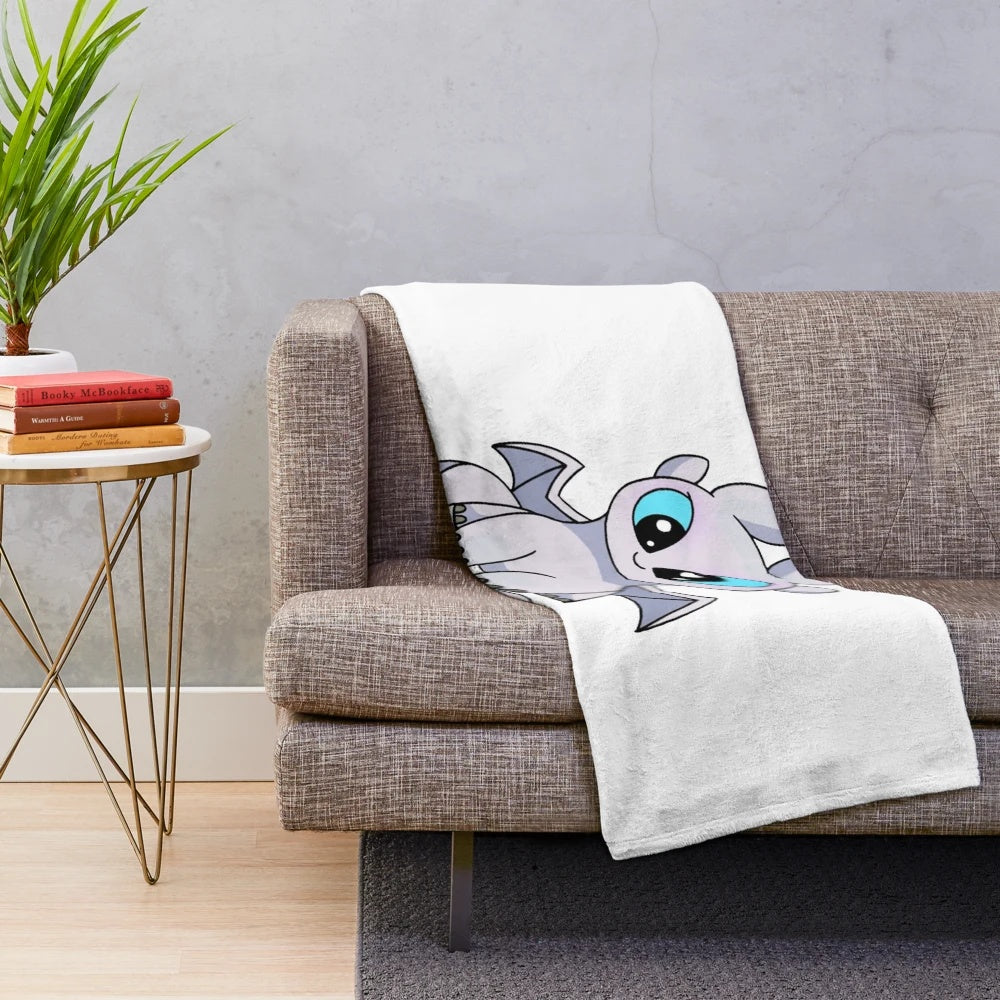 Toothless the Night Fury inspired plush blanket