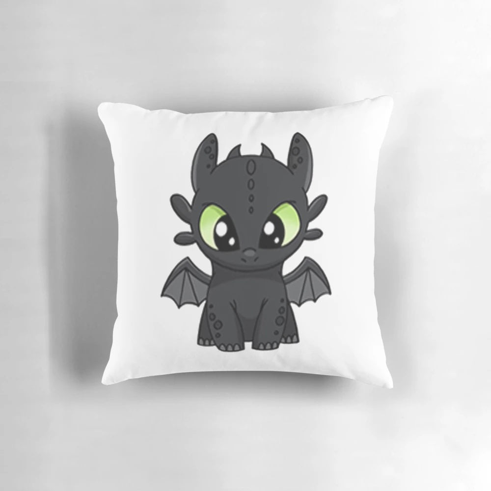 Soft and cuddly Toothless the Night Fury pillow from How to Train Your Dragon